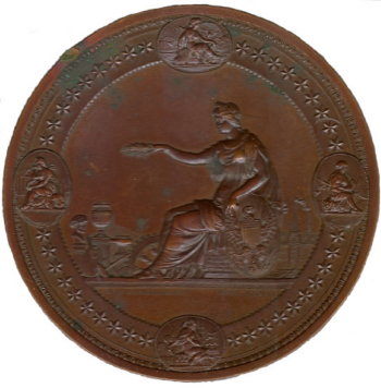 Large Award Medal - 1876 Centennial Expo