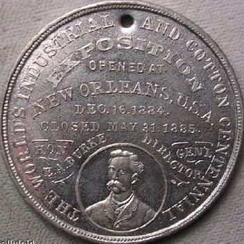 Director's medal 184085 Cotton Centennial Exposition