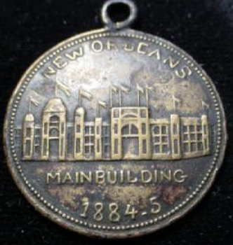 Medal of Main Building 1885-5 New Orleans