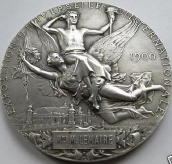 Sivler bronze award medal exposition