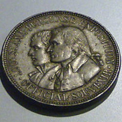1904 Official Souvenir Medal Silver