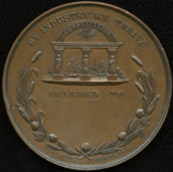 Georgia State Agricultural Society medal