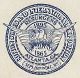 1895 Atlanta Cotton States Exposition Seal