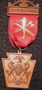 Atlanta 1895 Expo souvenir Badge