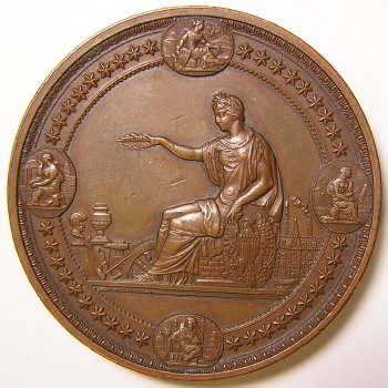 1876 US Centennial Exposition Award Medal