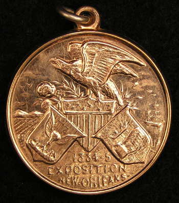 Eagle medal 1884 New Orleans