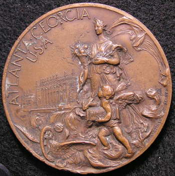 Bronze Prize Medal - Atlanta 1895 Cotton States and International Exposition