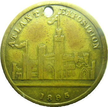 Small Liberty Medal Atlanta Exposition 1895