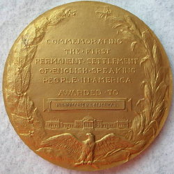 1907 Jamestown Expo Award Medal