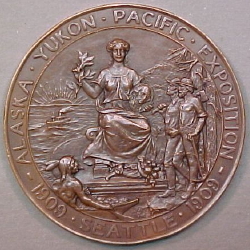 Bronze medal Alaska-Yukon Pacific Exposition Seattle 1909