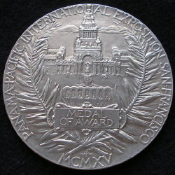 1915 Silver Plate Award Medal