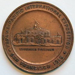 FOR LOUISIANA EXPOSITION FUND medal- Bronze - 40mm - HK406