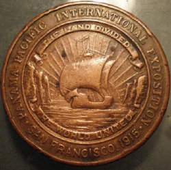 1915 For Tennessee Exposition Fund Medal