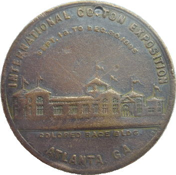 Colored Race Bldg medal International Cotton Exposition