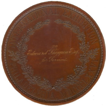 1876 Large Award Medal