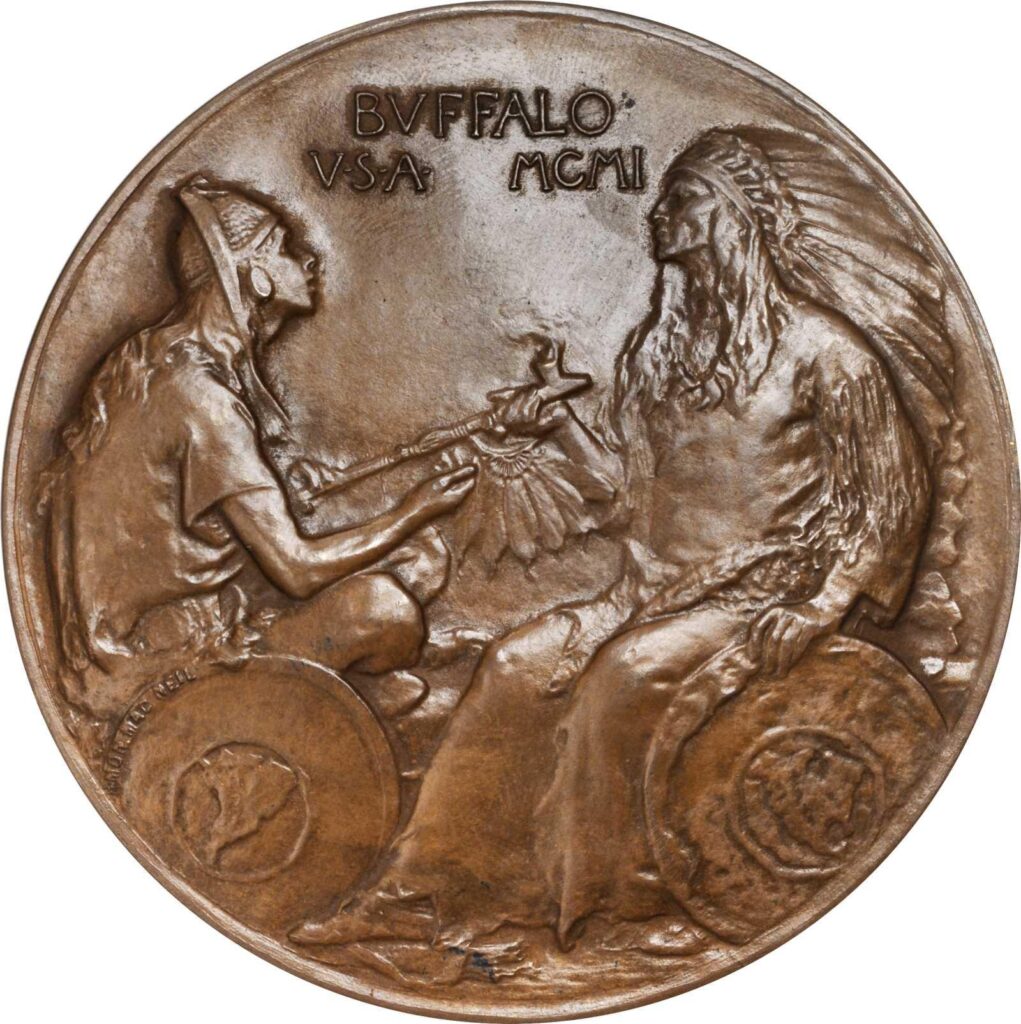 1901 bronze medal Buffalo Expo