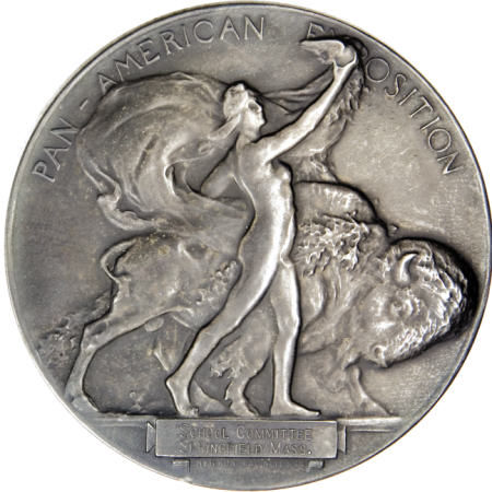 1901 silver medal from Pan American Exposition NY