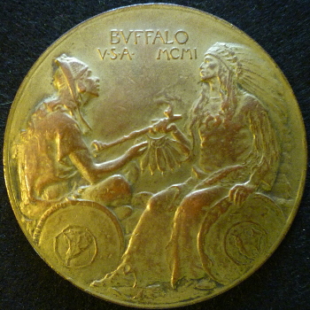 1901 Bronze award medal Buffalo NY